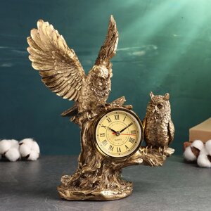 Часы 'Две совы' 32см, бронза