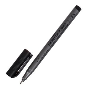 Ручка капиллярная для черчения ЗХК 'Сонет' линер 0.5 мм, чёрный, 2341648