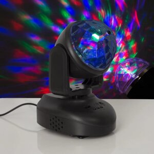Световой прибор 'Вращающийся шар' 8.5 см, динамик, свечение RGB, 12 В