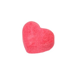 Бомбочка для ванны 'Сердце', красная, 10 г (комплект из 5 шт.)
