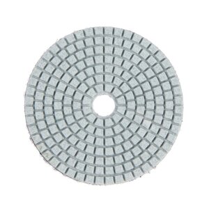 Алмазный гибкий шлифовальный круг ТУНДРА 'Черепашка', для мокрой шлифовки, 100 мм, 100