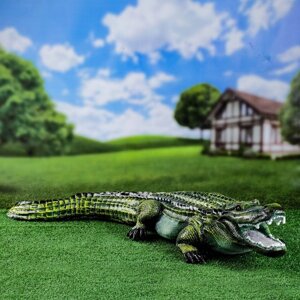 Садовая фигура 'Крокодил' 15х98х34см