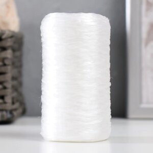 Пряжа для ручного вязания 100 полипропилен 200м/50гр. (17-прозрачный белый) (комплект из 5 шт.)
