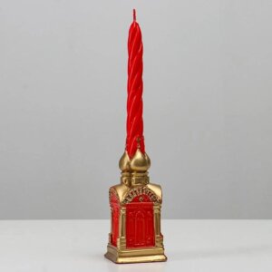 Свеча фигурная большая 'Пасхальный храм', 5,5х26 см, 180 гр