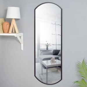 Зеркало настенное 'Симпл', овальное, черное, 40 х 106 см