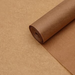 Пергамент силиконизированный, коричневый, жиростойкий, 36 см х 50 м