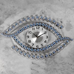 Часы настенные, серия Ажур, 'Майен', плавный ход, d-22 см, 48 х 70.5 см