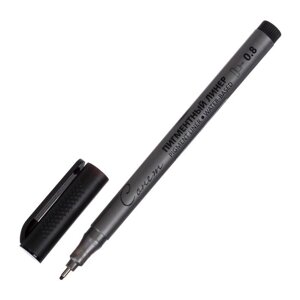 Ручка капиллярная для черчения ЗХК 'Сонет' линер 0.8 мм, чёрный, 2341650