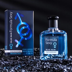 Туалетная вода мужская с феромонами Formula Sexy Blue Rain, 100 мл (по мотивам Blue Seduction (A. Banderas)