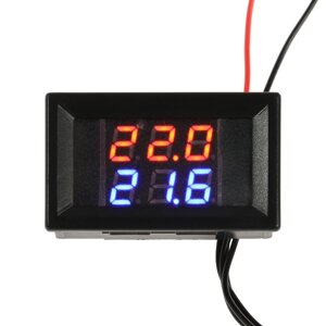 Термометр цифровой, ЖК-экран, провод 1.5 м, 45x26 мм, -20-100 C