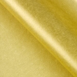 Бумага упаковочная тишью, золотая, 50 см х 66 см (комплект из 10 шт.)