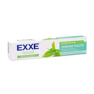 Зубная паста EXXE natural 'Зелёный чай', 75 мл