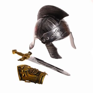 Карнавальный набор 'Легионер', шлем, меч, нарукавник, обхват головы 54-57