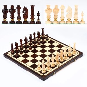 Шахматы польские Madon 'Королевские', 62 х 62 см, король h-12,5 см