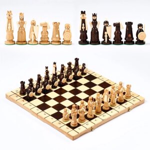 Шахматы польские Madon 'Магнат', 56 х 56 см, король h-12 см