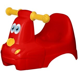Горшок детский в форме игрушки 'Машинка' Lapsi 420х285х265мм, цвет красный