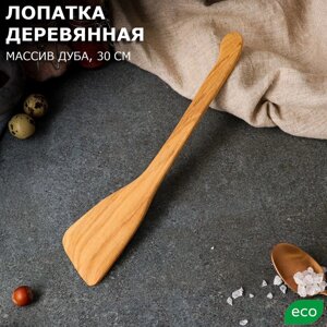 Лопатка деревянная 'Славянская', 30 х 7 см, массив дуба (комплект из 5 шт.)