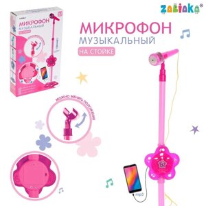 Микрофон 'Волшебная музыка', цвет розовый