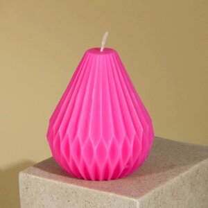 Свеча формовая 'Оригами', розовая