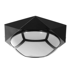 Светильник 'Алмазик' LED 20Вт 6000К черный 51х51х7 см