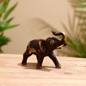 Сувенир бронза 'Королевский слон' 15,5х7х12 см
