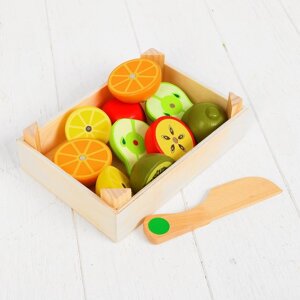 Набор продуктов в ящике 'Сочные фрукты'
