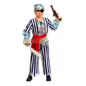 Карнавальный костюм 'Пират сказочный', сатин, размер 32, рост 122 см