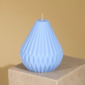 Свеча формовая 'Оригами', голубая