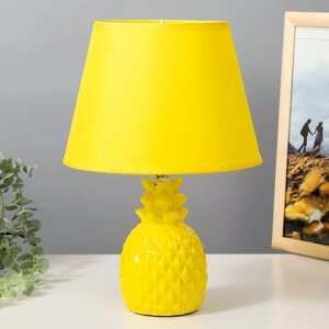 Настольная лампа 'Ананас' Е14 40Вт желтый 20х20х32 см RISALUX
