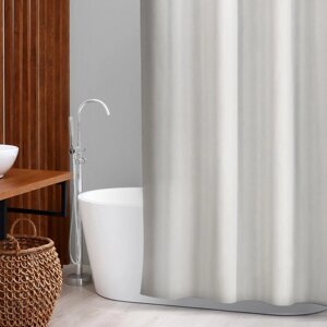 Штора для ванны SAVANNA 'Классика', с люверсами, 180x180 см, полиэстер, цвет бежевый