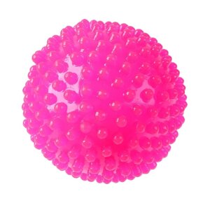 Мяч световой 'Колючка' с пищалкой, цвета МИКС (комплект из 12 шт.)