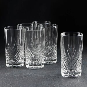 Набор высоких стеклянных стаканов 'Зальцбург', 380 мл, 6 шт