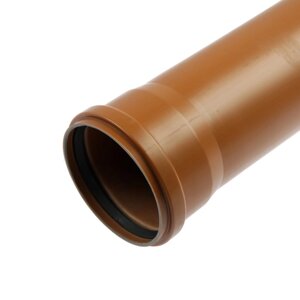 Труба канализационная FLEXTRON, наружная, d110 мм, толщина 3.2 мм, 2000 мм