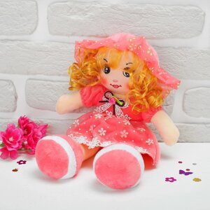 Мягкая кукла 'Девчушка юбочка в цветочек', цвета МИКС