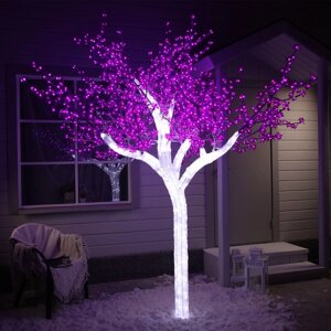 Светодиодное дерево 'Акриловое' 3 м, 2304 LED, постоянное свечение, 220 В, свечение фиолетовое