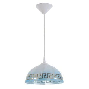 Светильник BayerLux Колпак 'Класи' 1 лампа E27 40Вт белый-синий д. 250
