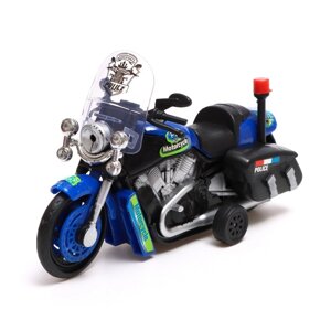 Мотоцикл инерционный 'Полиция', цвета МИКС