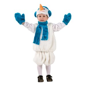 Карнавальный костюм 'Снеговик', размер 28, рост 110 см