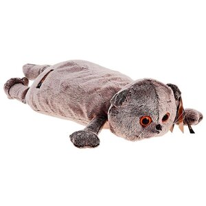 Мягкая игрушка-подушка 'Кот', цвет серый, 40 см