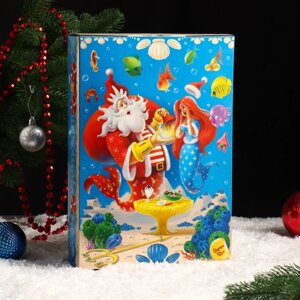 Подарочная коробка 'Подводный Новый год'книга, 31 х 21,5 х 6 см (комплект из 3 шт.)