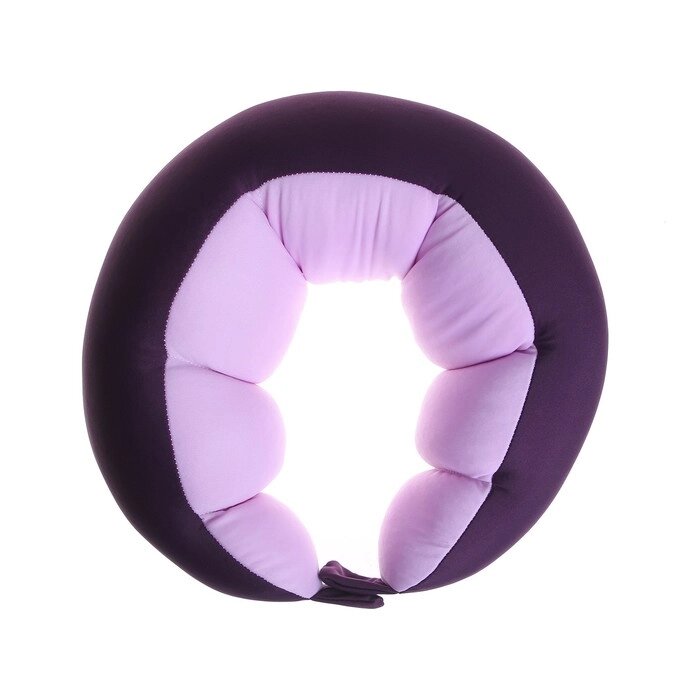 Подголовник-антистресс, на застёжке, цвет фиолетовый от компании Интернет-магазин "Flap" - фото 1