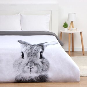 Пододеяльник 'Этель' Cute rabbit, 143*215 см, 100 хлопок, бязь