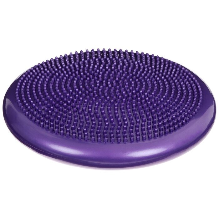 Подушка балансировочная ONLYTOP, массажная, d35 см, цвет фиолетовый от компании Интернет-магазин "Flap" - фото 1