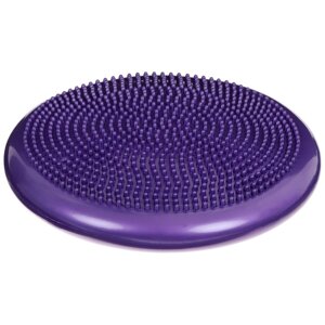 Подушка балансировочная ONLYTOP, массажная, d35 см, цвет фиолетовый