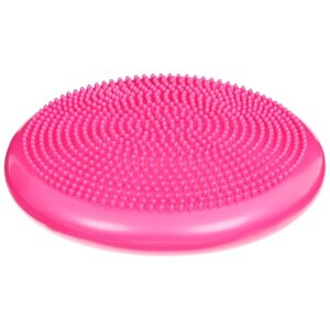 Подушка балансировочная ONLYTOP, массажная, d35 см, цвет розовый