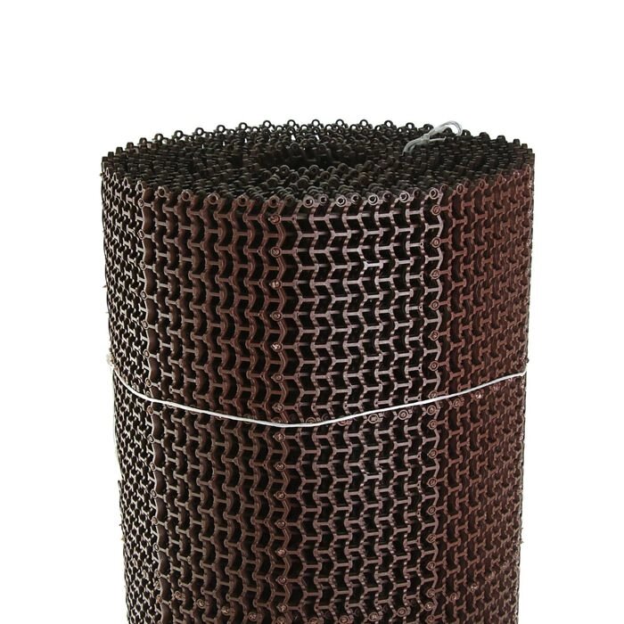 Покрытие ковровое щетинистое без основы 'Волна', 1x10 м, сегмент, цвет коричневый от компании Интернет-магазин "Flap" - фото 1