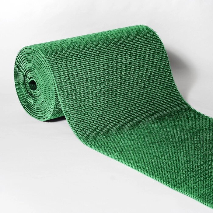 Покрытие ковровое щетинистое 'Травка', 0,9x15 м, в рулоне, цвет зелёный от компании Интернет-магазин "Flap" - фото 1