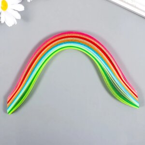 Полоски для квиллинга 'Цветные' набор 160 полосок ширина 0,9 см длина 25 см МИКС