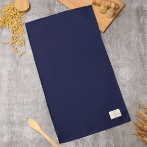 Полотенце Этель Kitchen 40х70 см, цв. синий, 100 хл, саржа 220 г/м2