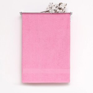 Полотенце махровое 70х140 см, светло-розовый, 440 г/м2, хлопок 100